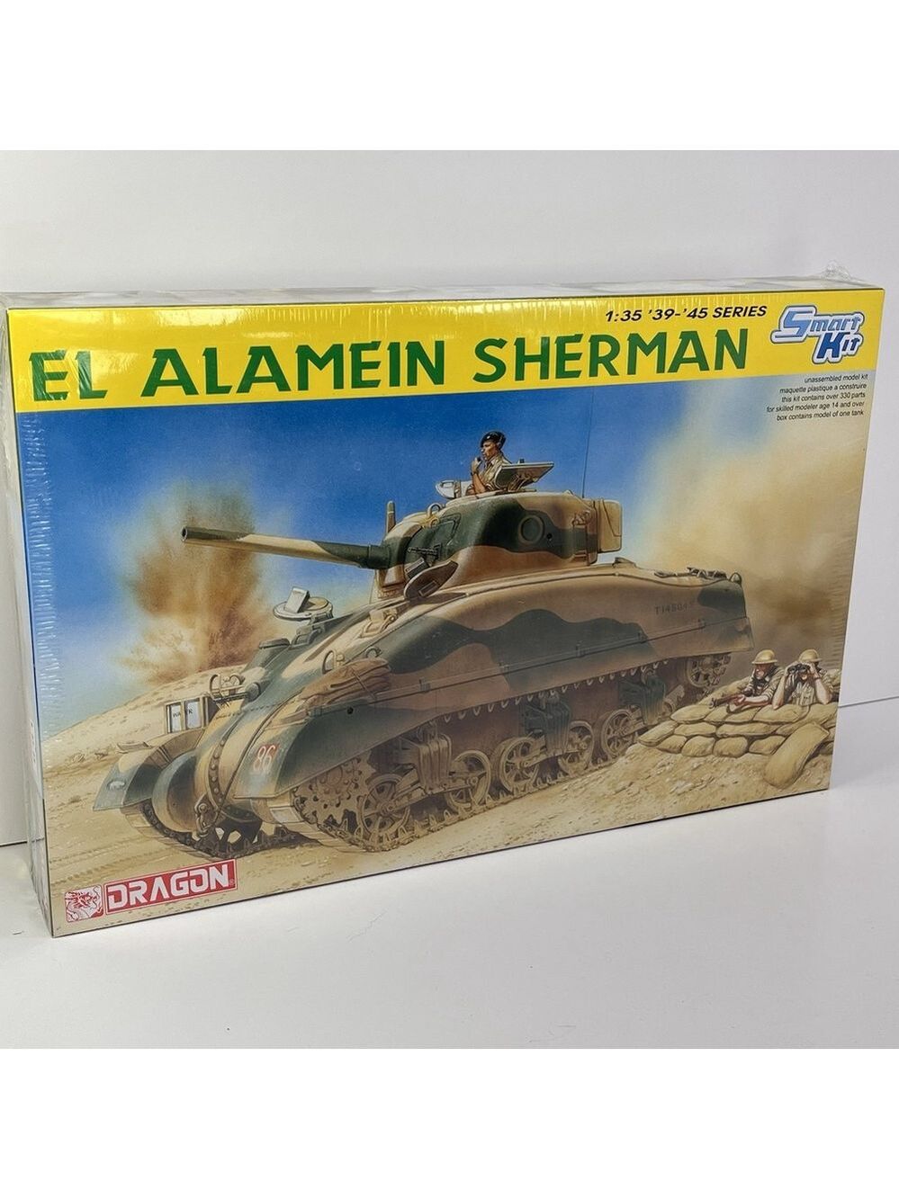 SEALED El Alamein Sherman Model Tank 1:35 Scale Dragon Smart Kit SEALED 6447 CN